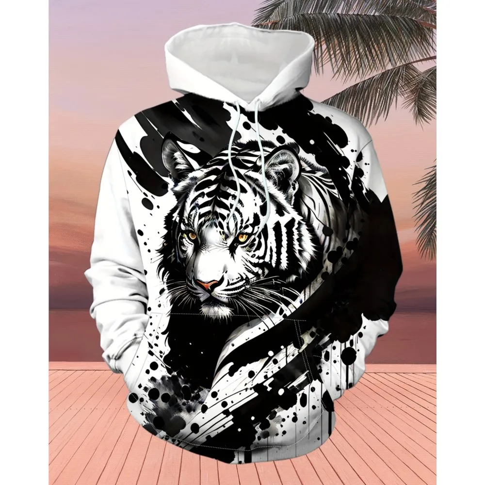 Animal Wolf Grafik Herrenmode 3D-Druck Outdoor Hoodie Streetwear Hoodies Kapuzen-Fronttasche Designer Hoodie Sweatshirt