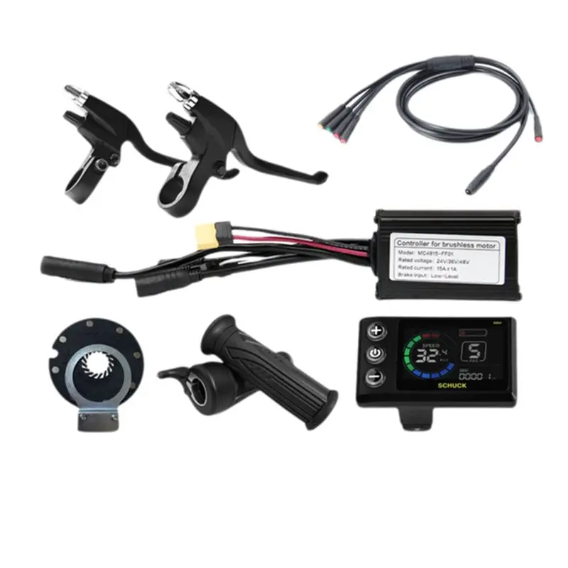 

A74K-Three-Mode Ebike Controller With S869 LCD Color Display 15A 36V/48/52V Sine Wave Electric Bike Motor Conversion Kit
