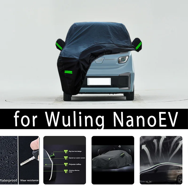 

For Wuling nano ev protective covers, it can prevent sunlight exposure and cooling, prevent dust and scratches