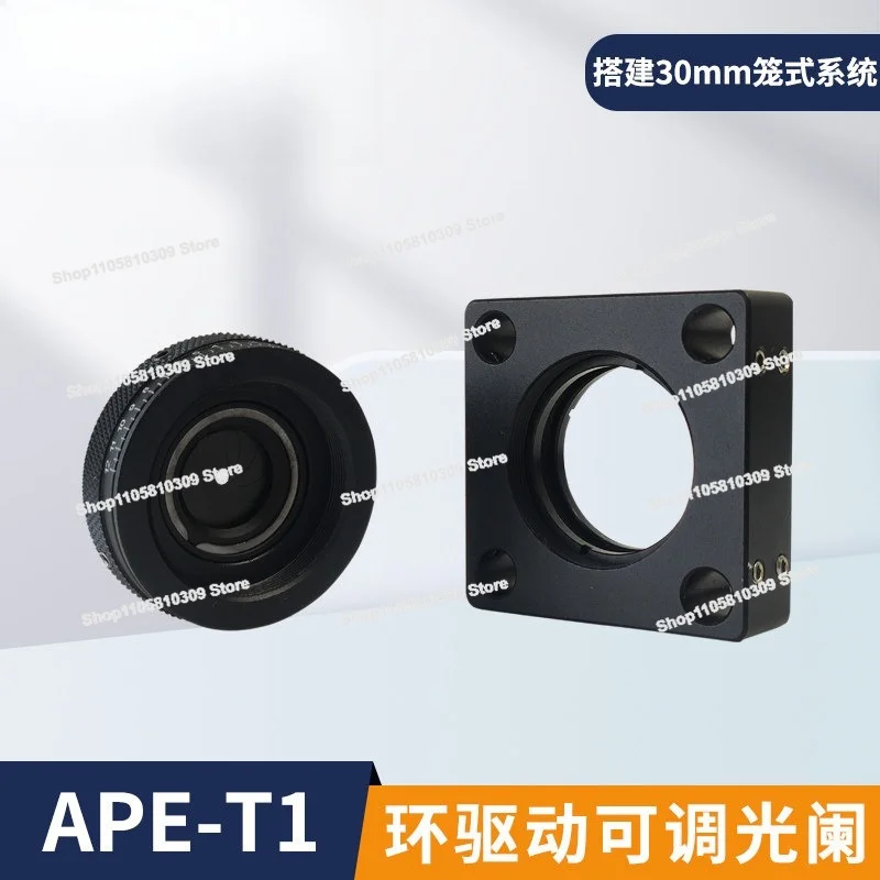 Variable Aperture with SM1 Male Thread Experimental Standard Slit Small Hole Circular Optical, Imaging, Adjustable Hole