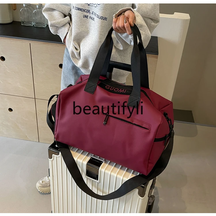 Lightweight fitness waterproof short-distance travel bag women's large-capacity business travel hand luggage bag sports