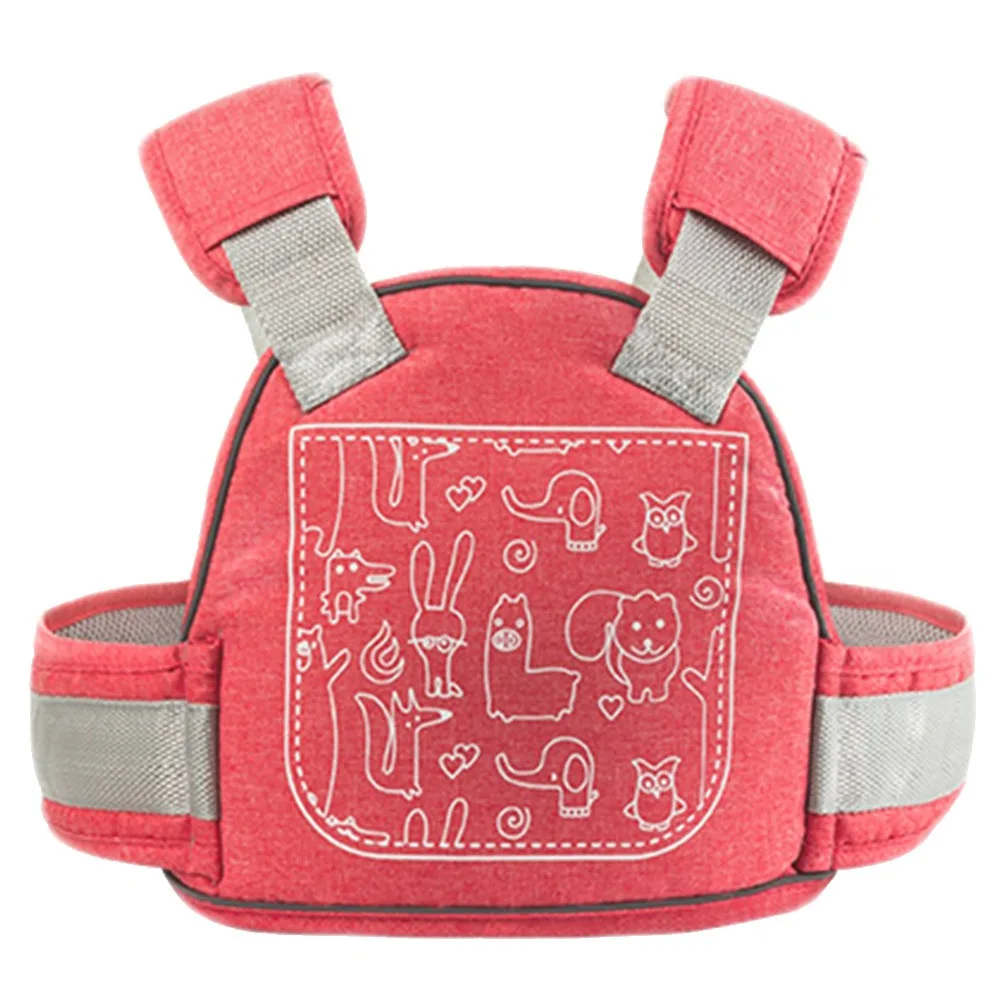 

Детский ремень безопасности для мотоцикла, защита от падения, дышащий регулируемый бандажный детский ремень безопасности, цветной со светоотражающим ремнем