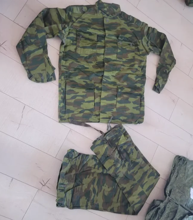 Russian Camouflage Uniform Man Suit Include Jacket Pants 97 Flora Jungle Vintage