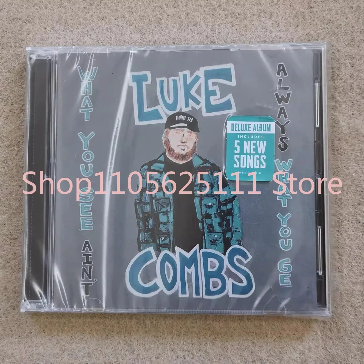 Luke Combs What You See Ain't Always What You Get – Album Country Deluxe avec extra-chansons pour les fans dévoués et les collectionneurs avertis