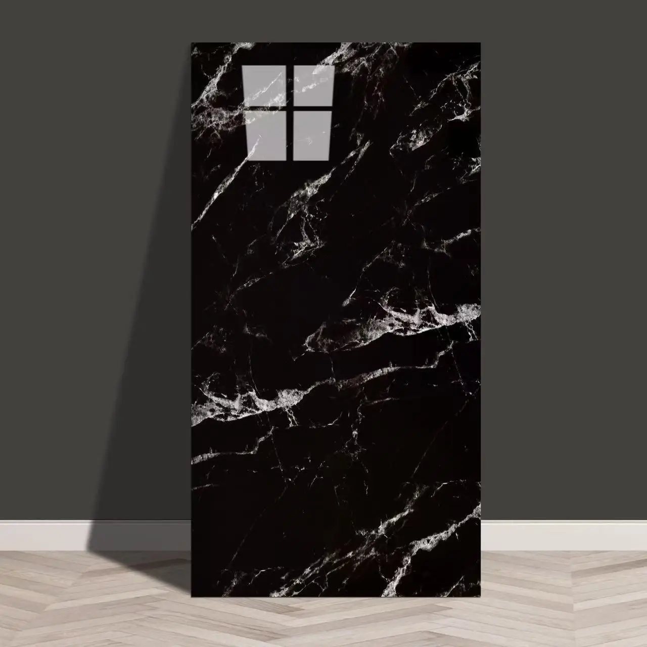 5pcs/lot Aluminum Plastic Panel Wall Sticker Self-adhesive 3D Three-dimensional Anti Tile Wall Decoration