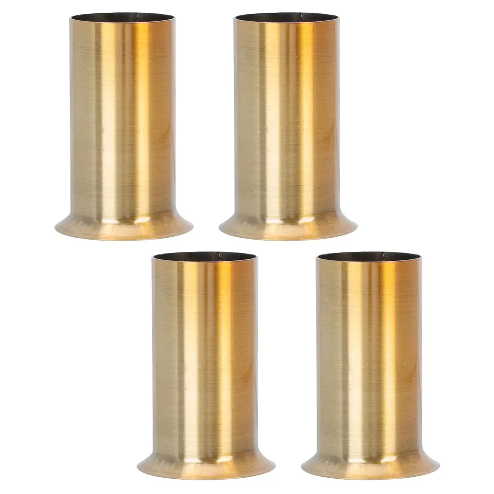 

4 Pcs Lamp Sleeve Chandelier Brass Drain Tube for Candles Ceiling Light with Pull Chain