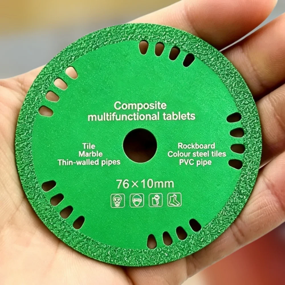 3Inch Multi Functional Diamond Cutting Saw Blades 76mm Jade Marble Ceramic Tile Metal Wood Grinding Cutting Grinding Discs Tools