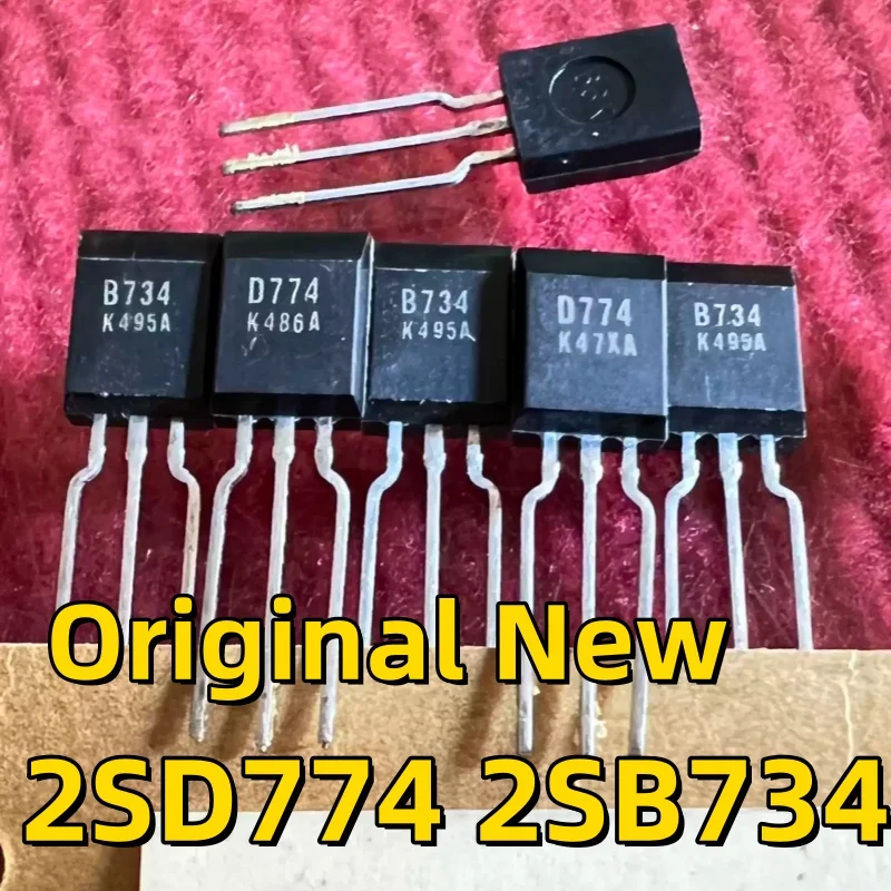 5 Pairs Brand New Original Genuine 2SD774 2SB734 D774 B734