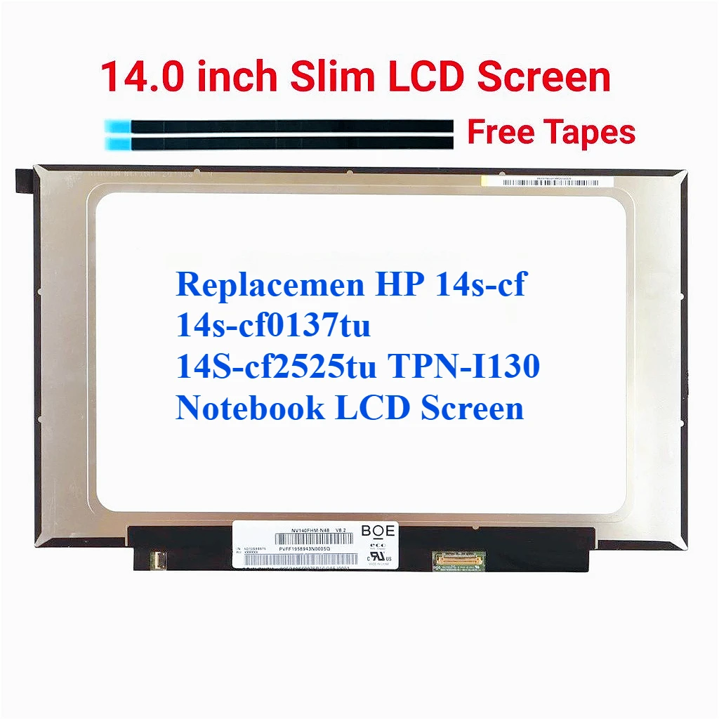 

Для HP 14S-CF 14S-CF0137TU 14S-CF2525TU TPN-I130 ЖК-экран ноутбука