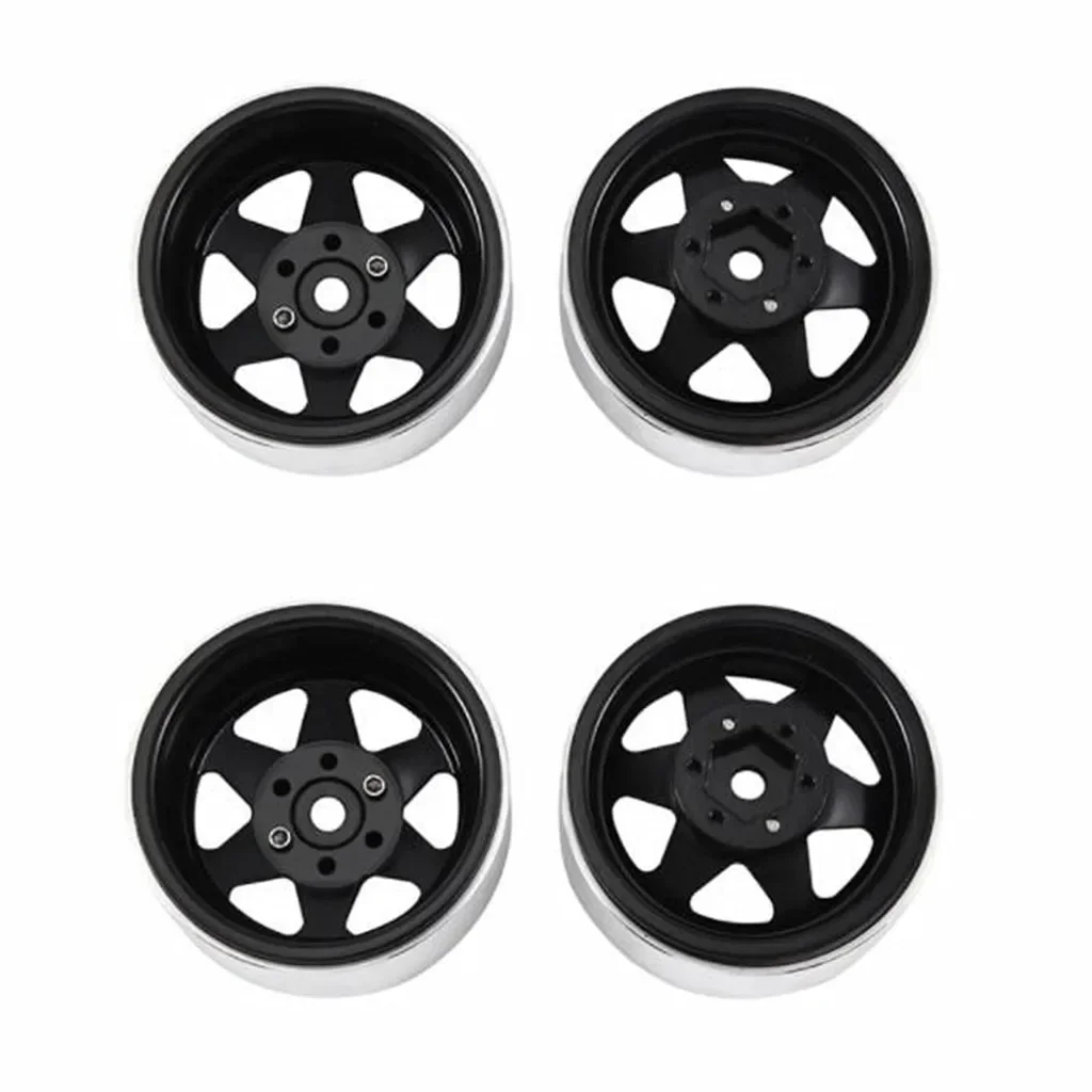 

-8.9mm Metal 1.9" Beadlock Wheel Rim Deep Dish Hub for 1/10 RC Crawler Car TRX4 Axial SCX10 90046 UTB18 (W1948)