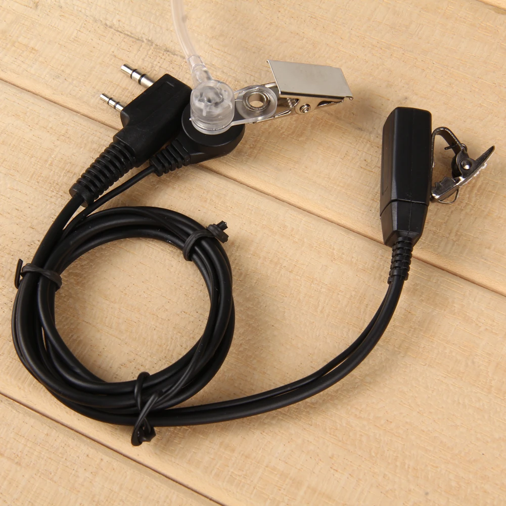 Auricolare walkie talkie a 2 pin Auricolare PTT multifunzionale con microfono Auricolare Accessori per cuffie per radio Kenwood