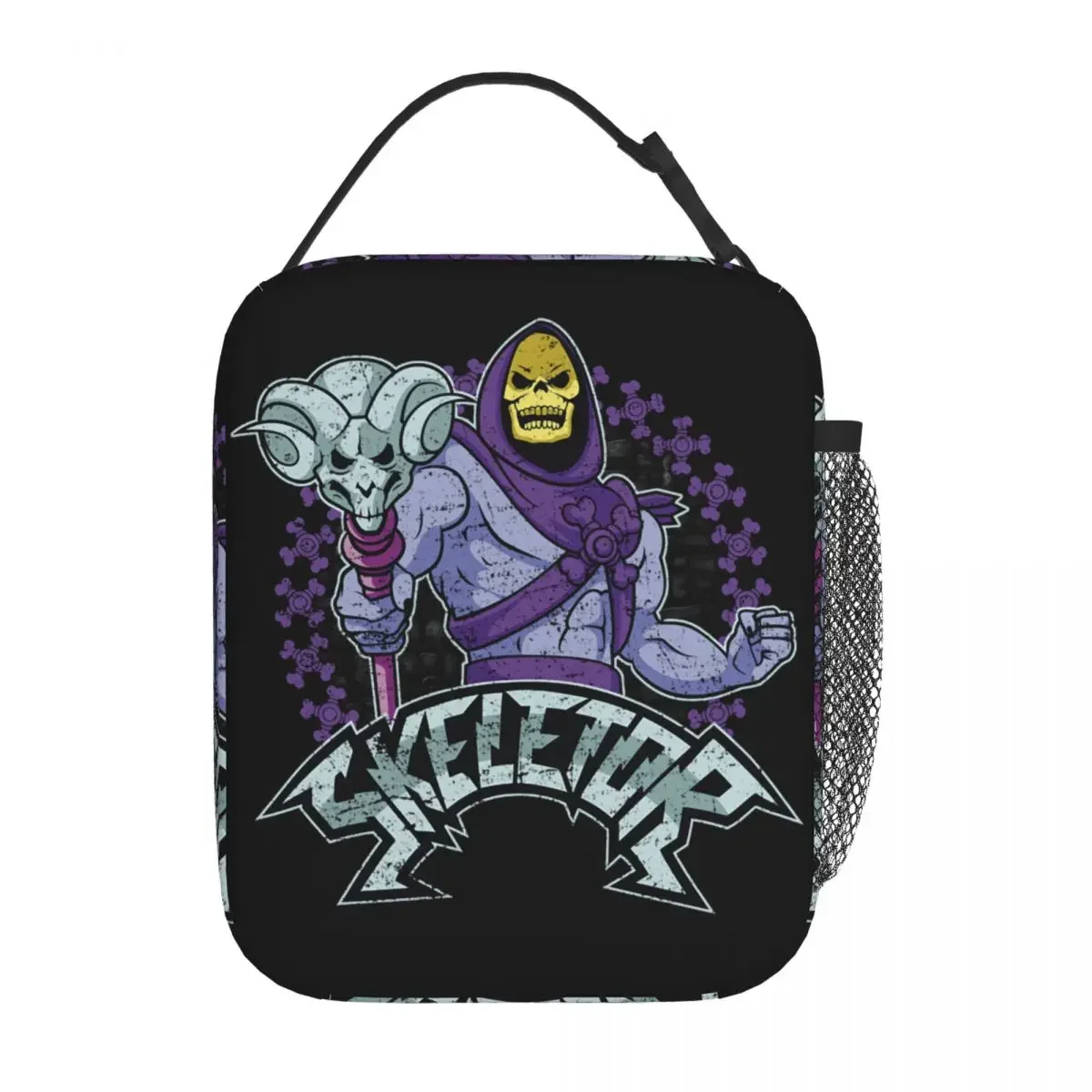 He-Man Masters Of The Universe Skeletor Insulated Lunch Bags Cooler Lunch Container Leakproof Lunch Box Tote Bento Pouch Beach