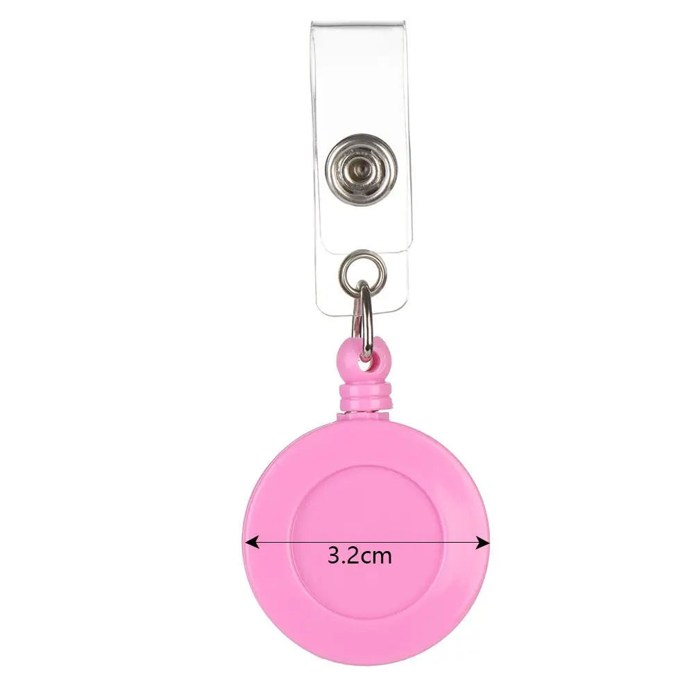 1pc New Fashion Creative 360° Rotation  Retractable Badge Reel Fashion Hot Sale Nurse Display ID Name Card Badge Holder