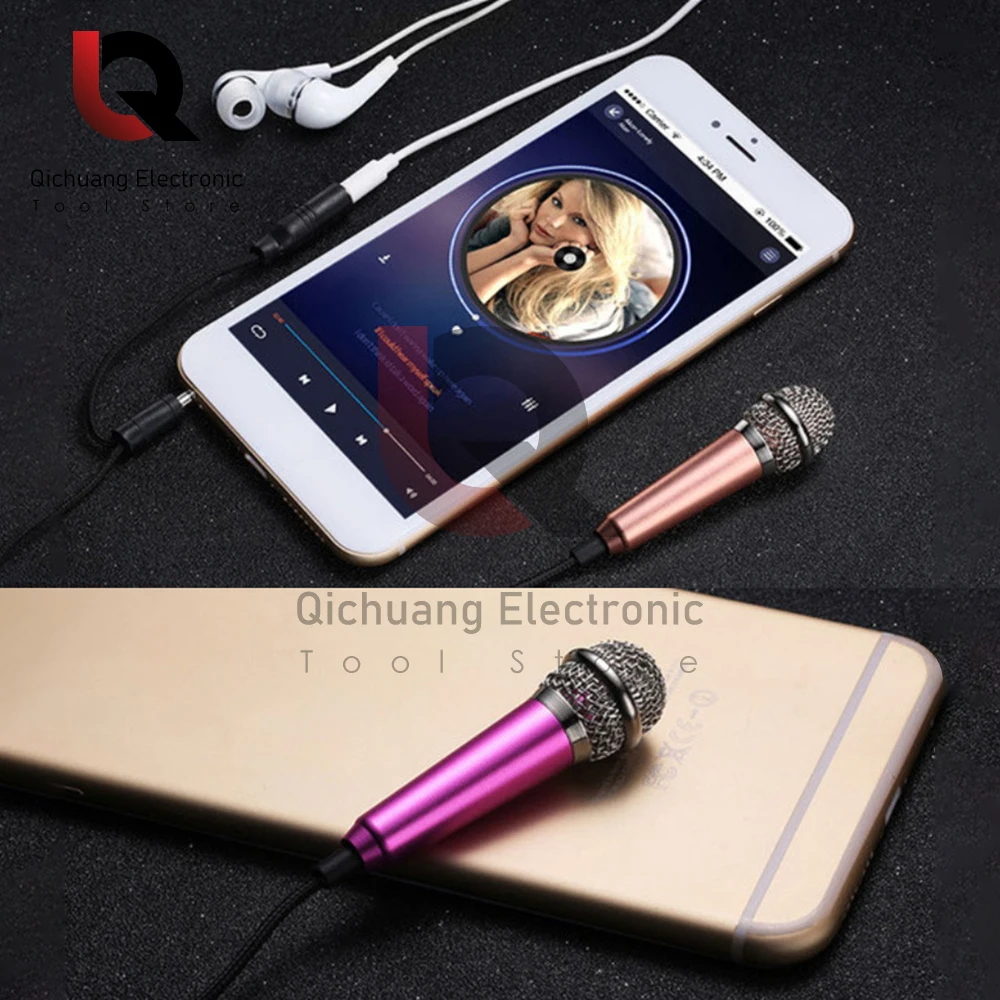 1Pcs Newest Mini Microphone Lavalier Professional Microphone Handheld Mic for Computer for iPhone ipad karaoke Singing Exclusive