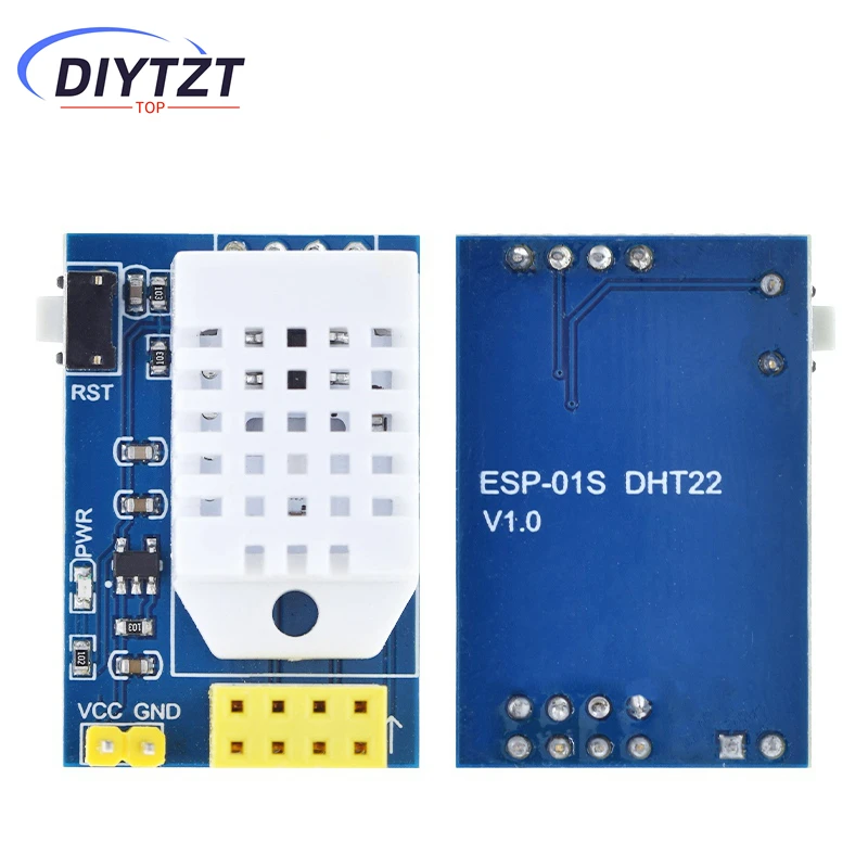DIYTZT DHT22 AM2302 Temperatur Feuchtigkeit Modul ESP8266 WIFI interface Board ESP8266 ESP-01/01S Adapter Ersetzen