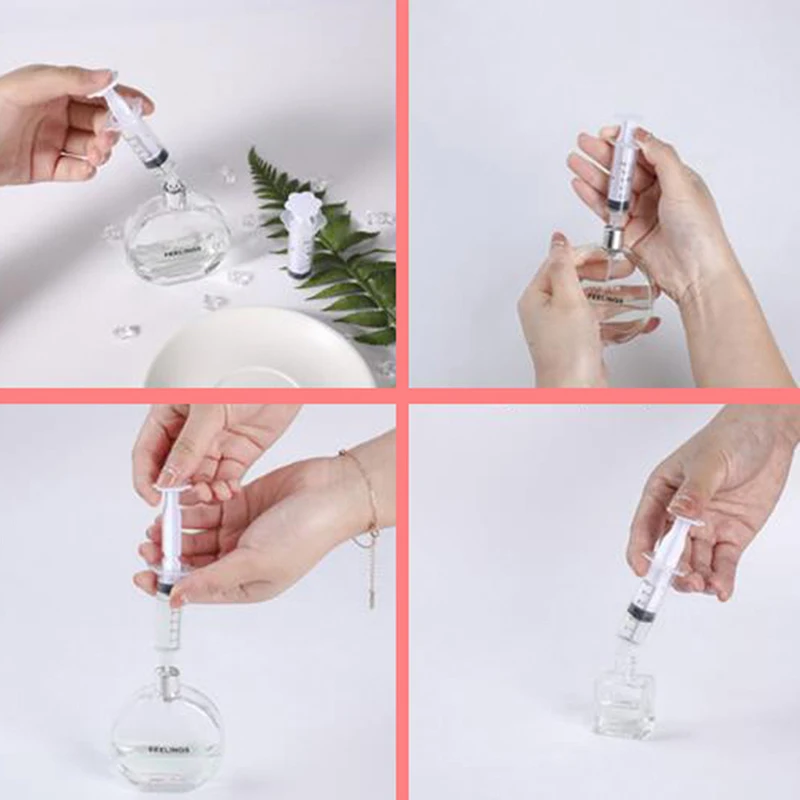 5Pcs/Set Diffuser Syringe Straw Dropper Spray Dispensing Required Cosmetic Tools Plastic Perfume Syringes Refill Tools Wholesale