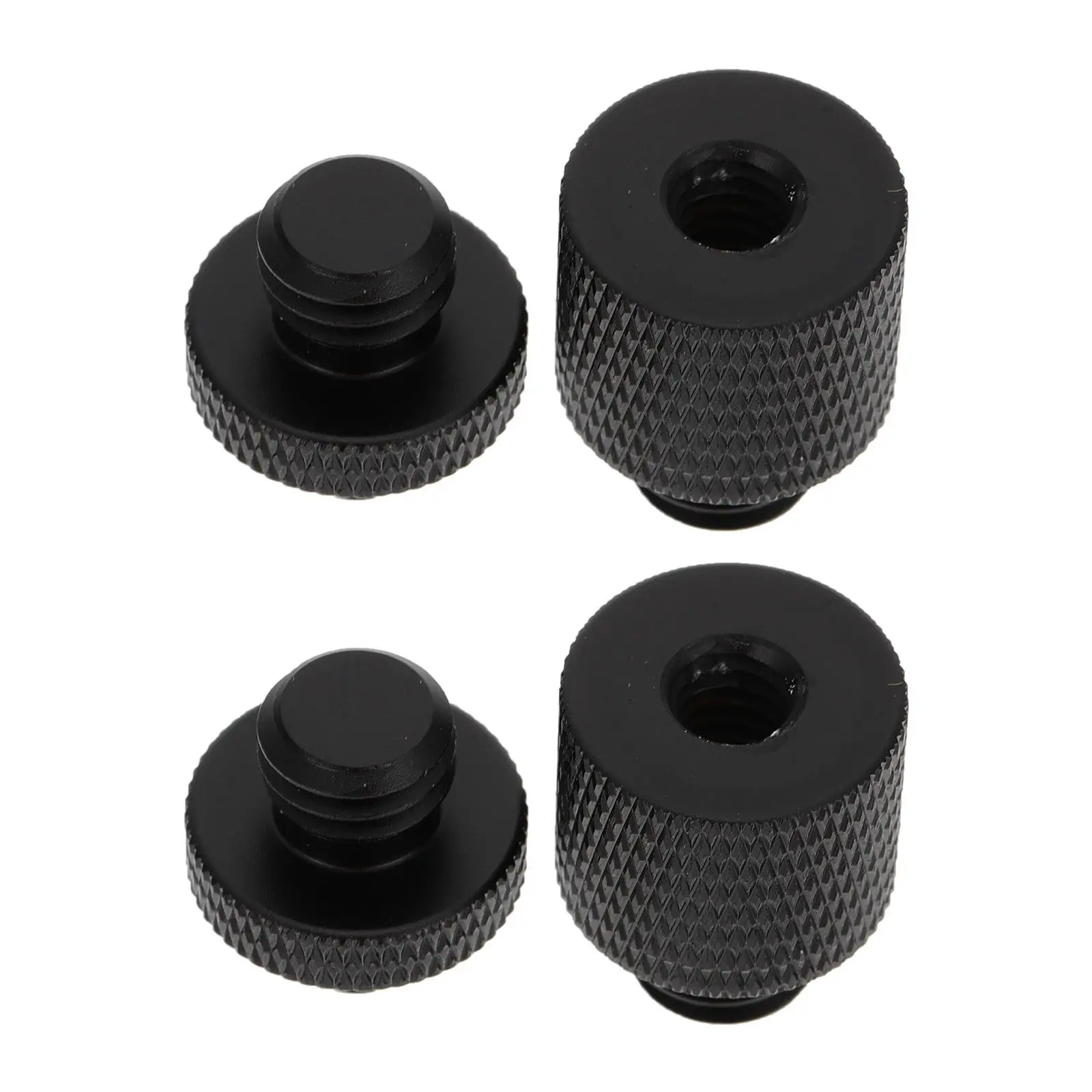 4Pcs Microphone Rack Screws Aluminum Alloy Durable Camera Bracket Bolts Precise Threaded Camera Accessories for Sturdy Stand Use