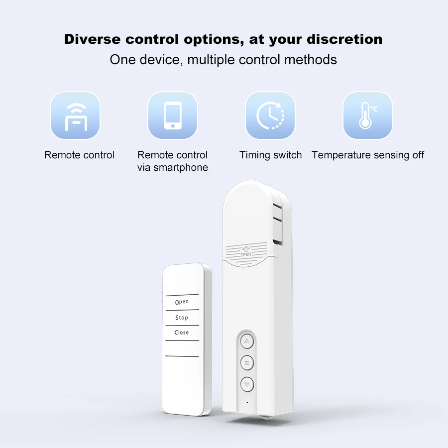 Smart Home curtains with wifi remote Control Electric Automatic Curtain Motor Curtain Opener， Sockets need to be reserved