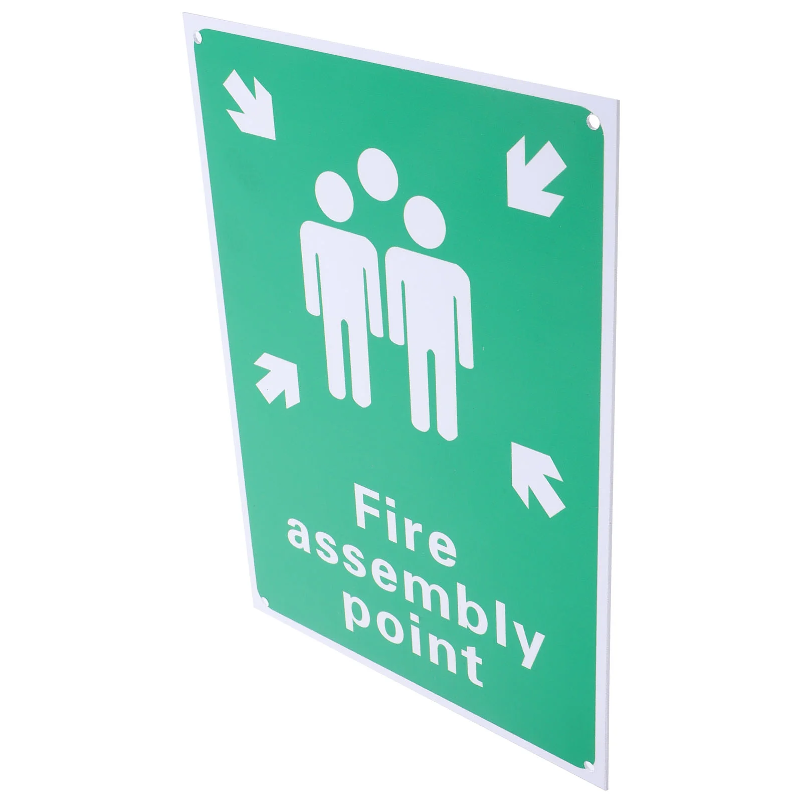 Sign Fire Aluminum Emergency Label Safety Assembly for Outdoor Work