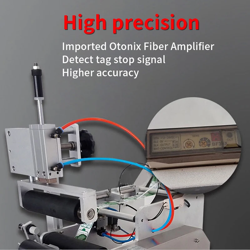 LT-80 آلة وضع العلامات الدائرية نصف الأوتوماتيكية آلة وضع العلامات على الملصقات الأوتوماتيكية