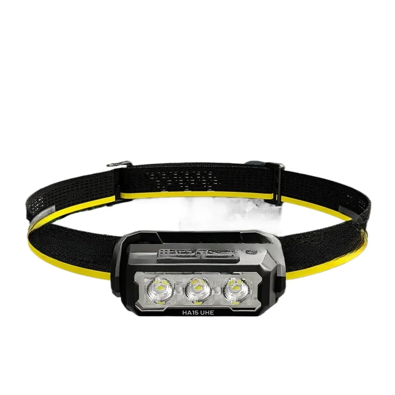 

Outdoor headlights rechargeable strong light long battery life AA battery fishing night running mountaineering lights