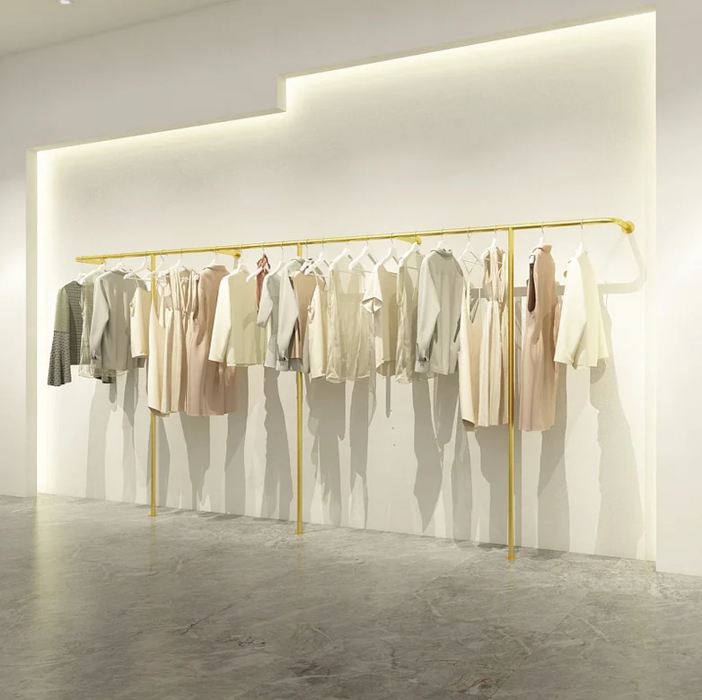 Imagem -03 - Wall Mounted Rack For Clothing Store Clothing Store Women And Children