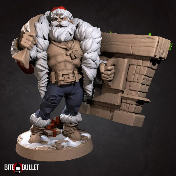 Modelo de Resina Miniatura do Papai Noel, Coruja, Gato, Homem Kobold, Elfo, Jogo de Tabuleiro DND, Xadrez De Guerra, Modelo Sem Pintar