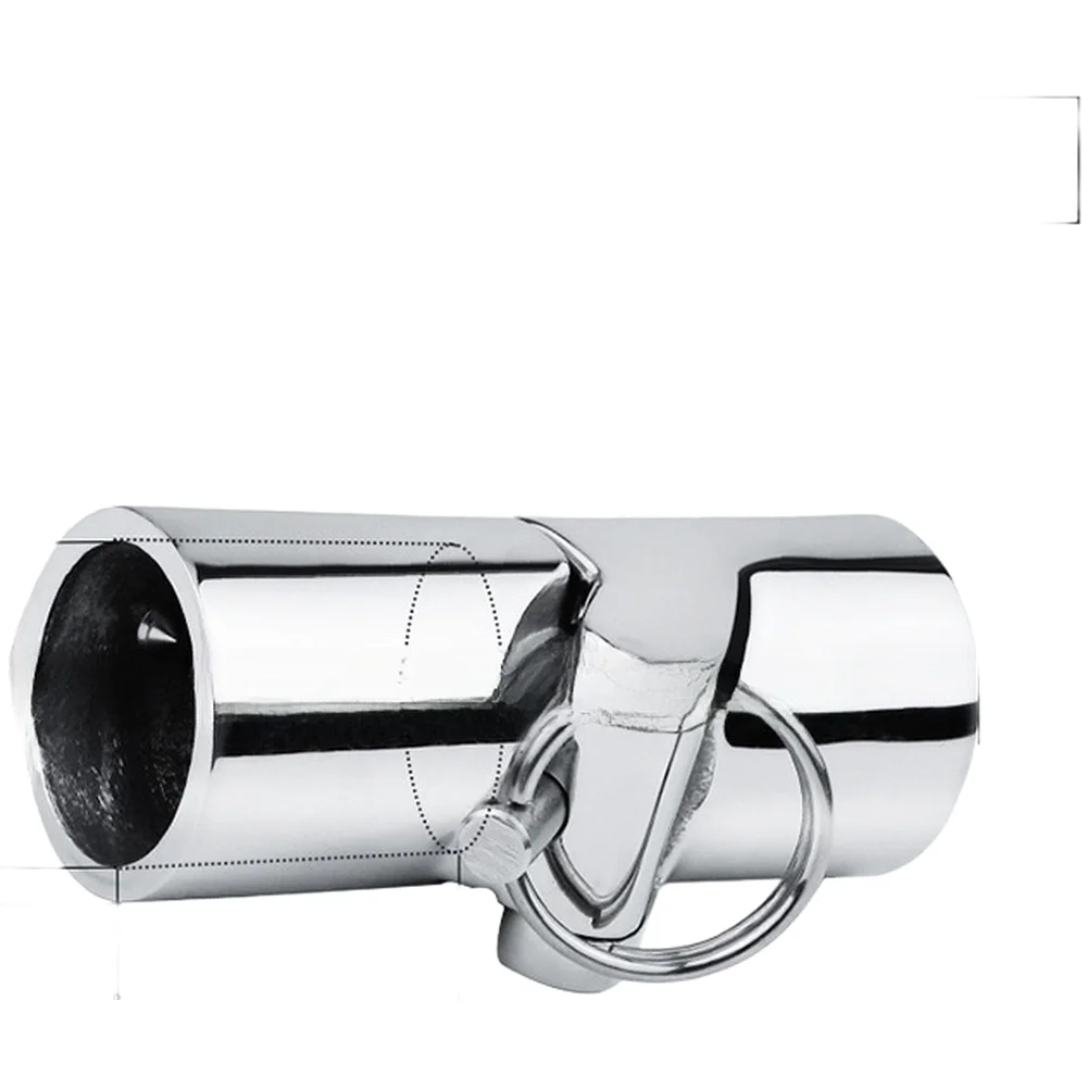 316 Stainless Steel Boat Pipe Connector Folding Swivel Coupling Tube Joint Connector Marine Boat Handrail Fitting 22-32MM