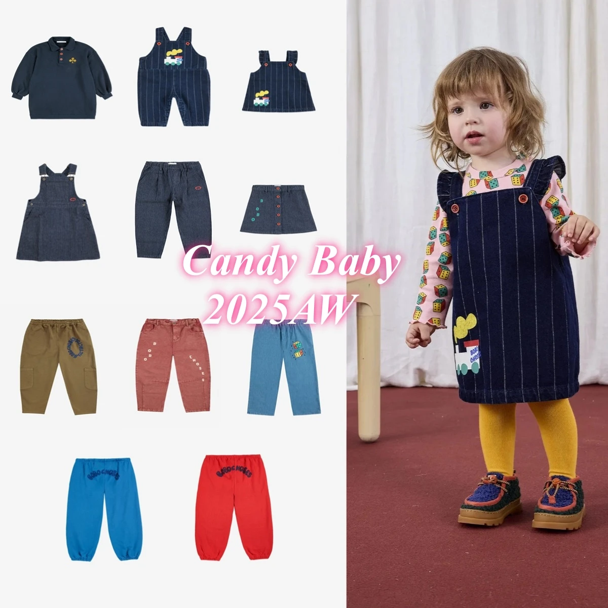 

In Stock！Kids Sweatpants 2025 Autumn/Winter Velvet Sports Sweatpants, Boys' Full Print Cartoon Casual Pants, Girls' Jeans