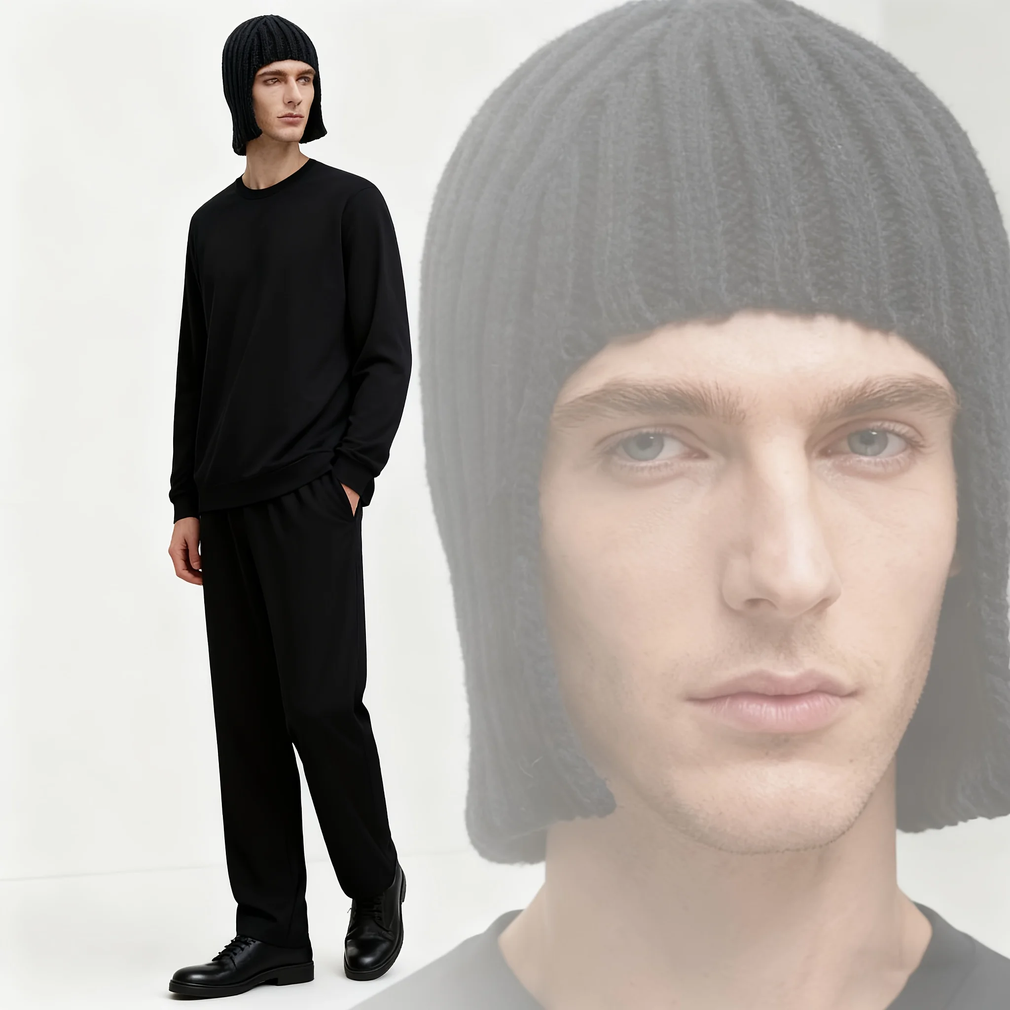 Spring and Autumn Lightweight and Warm Knitted Ear Protectio