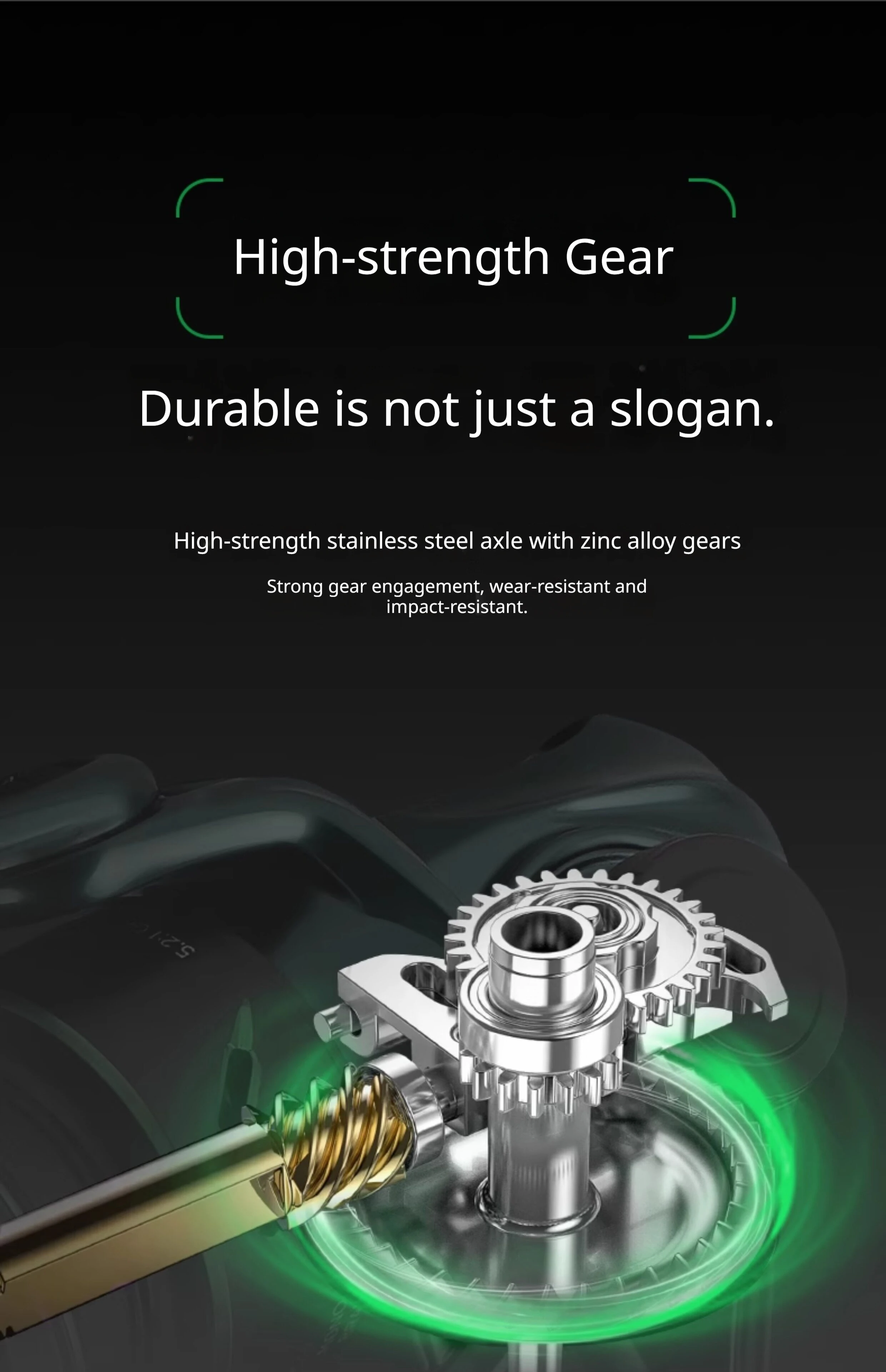 Cadence Mini-Spinnrolle, kleine Angelrolle mit schräger Spule aus Metall für Köderruten, Süßwasser-Angeln im Freien, für Angler – Detail 19