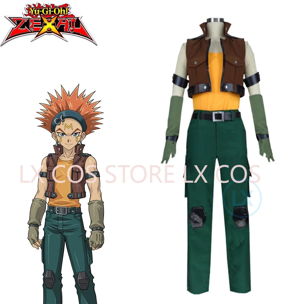 Anime Yu-Gi-Oh! Yugioh 5D's Crow Hogan Cosplay Costume Custom Made Halloween For Women Men Clothes