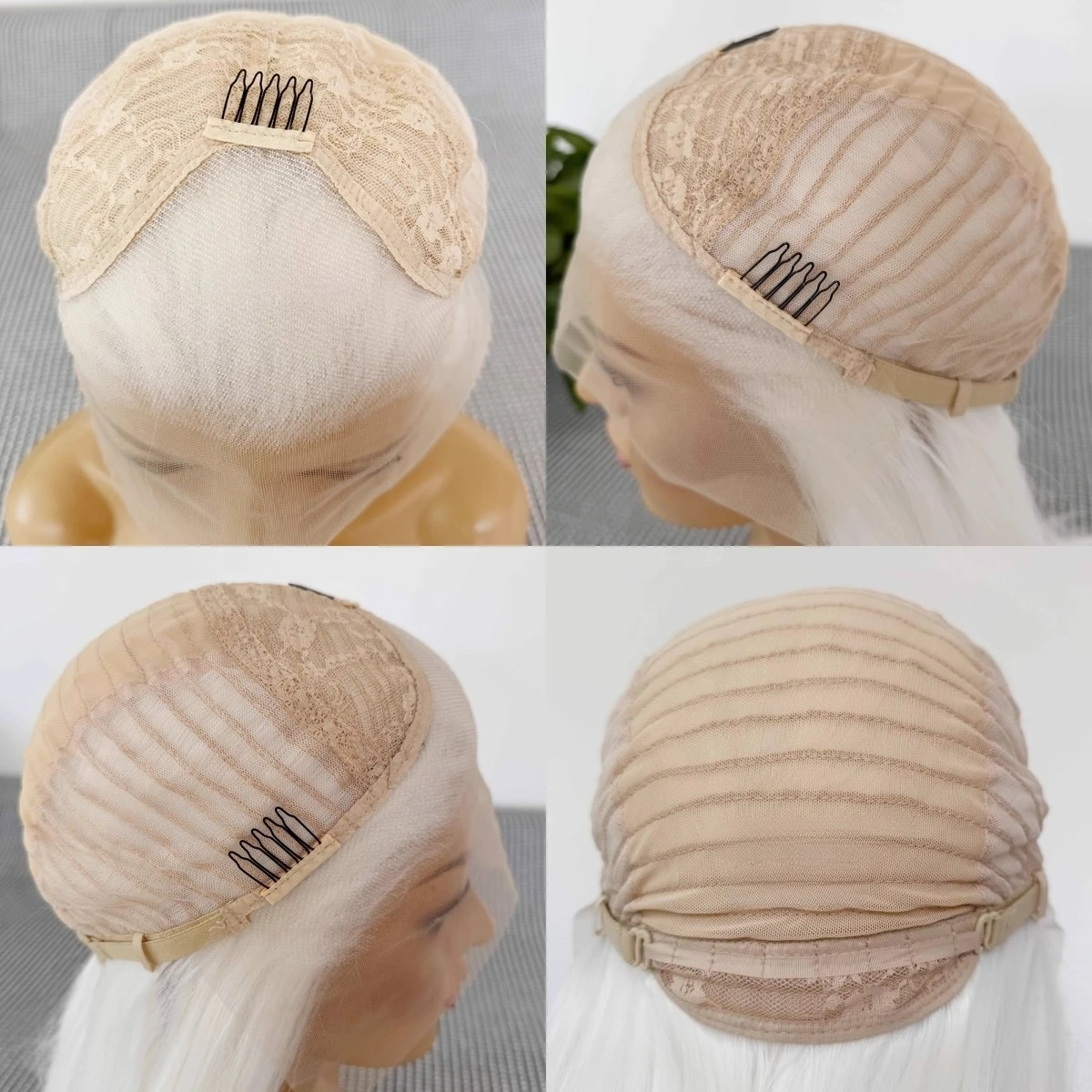 Wig Depan Renda Abu-abu Perak untuk Umum 26 Inci HD Panjang Lurus 13*4 Renda Frontal Alami Sintetis Kualitas Tinggi untuk Cosplay