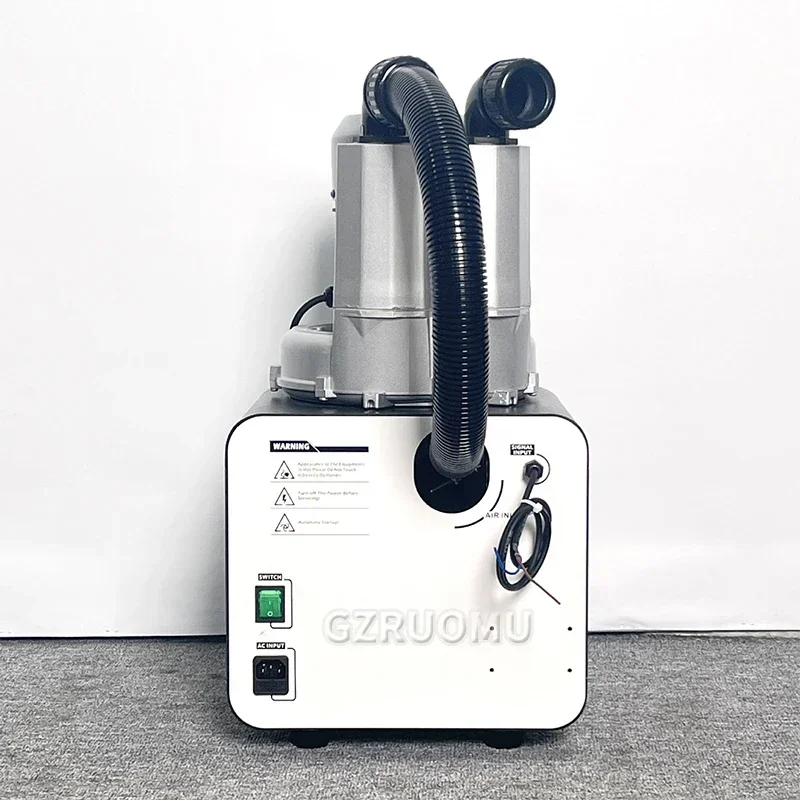 AZ-A02 potente equipo de succión en seco Dental, suministro de 2 sillas, eyector de Saliva, máquina de bomba de vacío, unidad de succión Dental