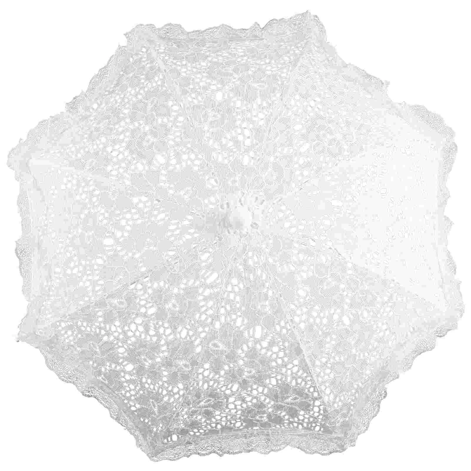 Umbrella Prop Embroidery Parasol Performance Wedding Photography Small Decorative Mini Bride Lace