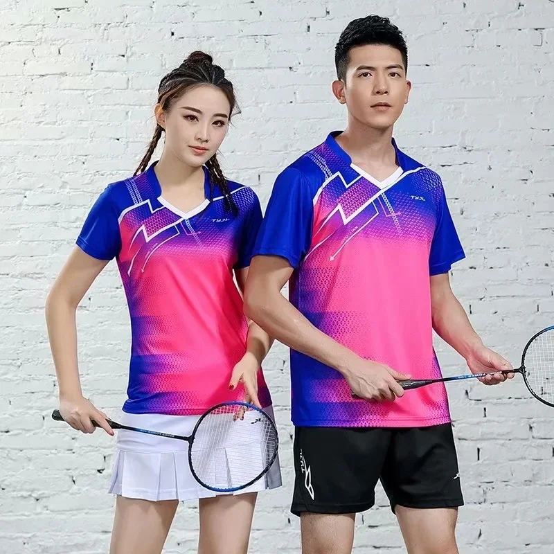 Men Women Tennis polo Shirt Shorts Sets , Badminton Jersey Shorts Suits , Girl Table Tennis T shirt Clothes , ping pong clothes