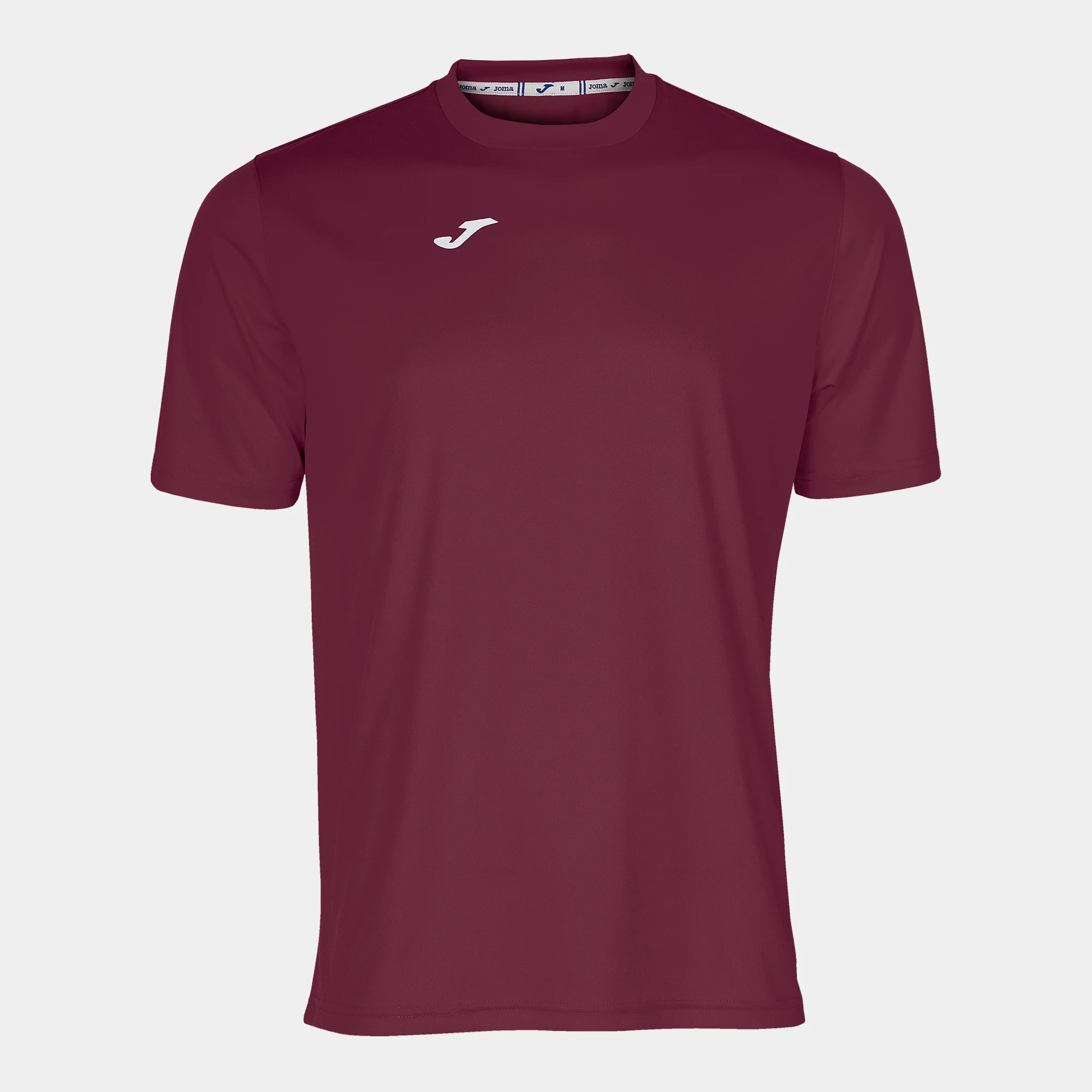 Camiseta Joma de alta calidad para hombre, color rojo vino, estampado 3D, secado rápido, transpirable, ropa deportiva cómoda para correr en verano