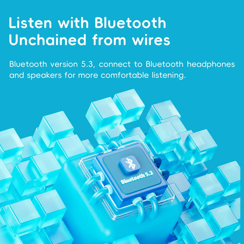SnowSky FiiO Echo Mini HiFi Bluetooth MP3 Pure Music Player 15Hours Playback 3.5mm/4.4mm Headphones Output