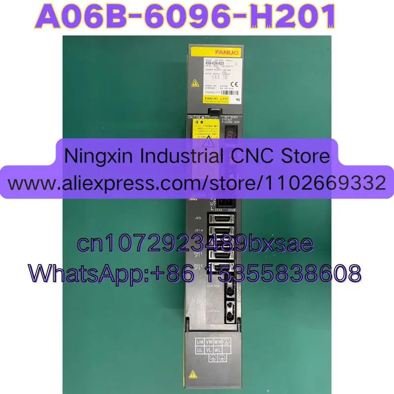 Latest Quotation Second-hand FANUC A06B-6096-H201 A06B 6096 H201 Servo Amplifier Module Tested OK