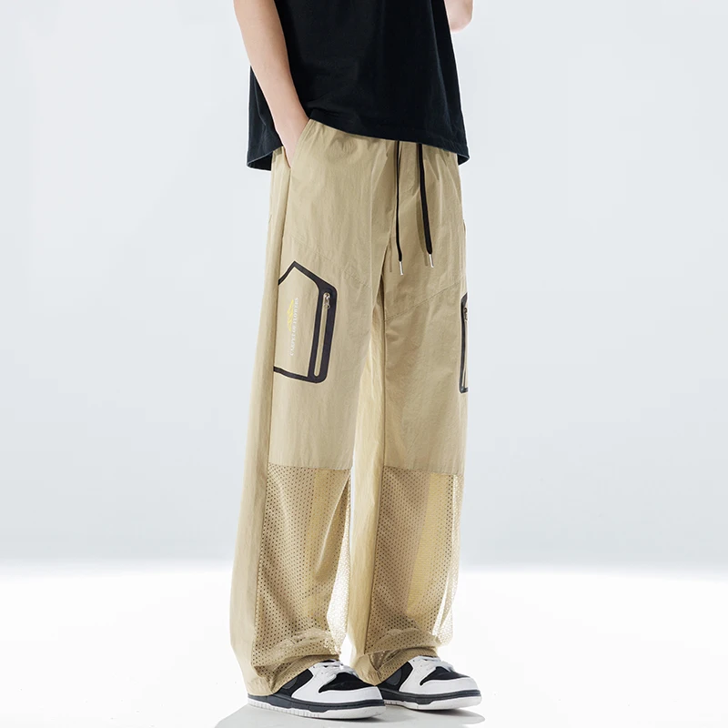 

Casual Sweapants Male Men's Fashion Quick-dry Pants Summer Outdoor Trousers Streetwear Sportswear Men Street Style Men Clothing