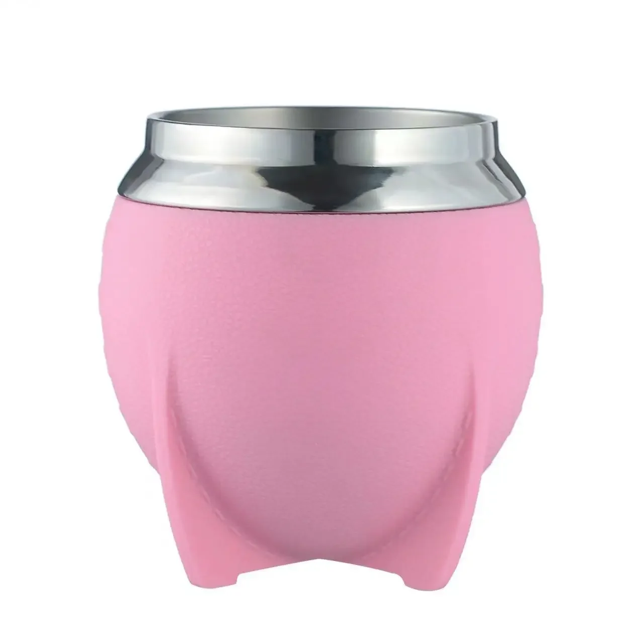 280ml double wall layer stainless steel yerba mate tea cup tumbler rocket coffee cup coffee tumbler no straw