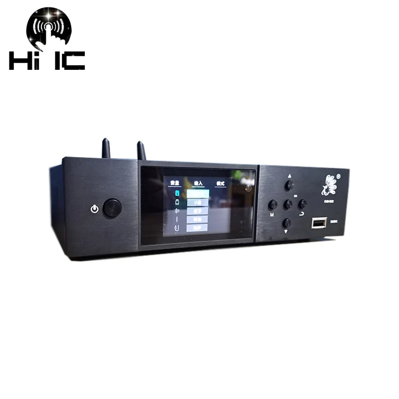 HiFi Audio Dual ES9038Q2M*2 Decoder ES9038 DAC Lossless DSD  Digital Turntable Lossless Master Tape Player Bluetooth 5.1 LDAC