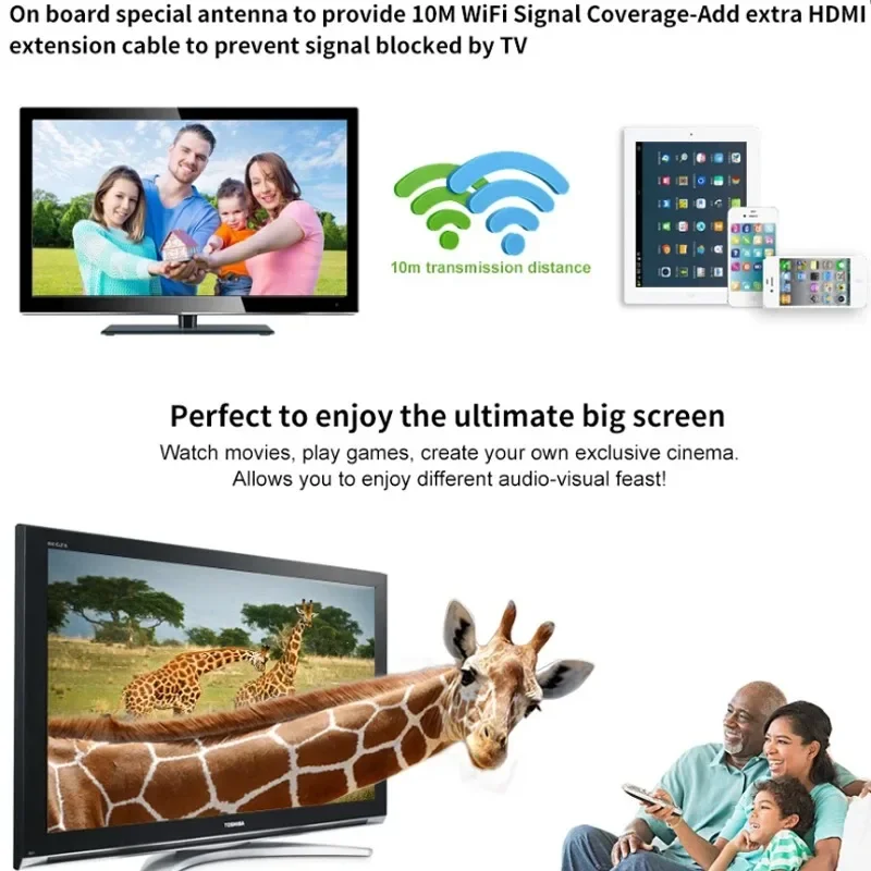 M9 plus1080p sem fio tv vara wifi display dongle receptor hdmi mídia tv vara dlna airplay miracast para iphone android telefone