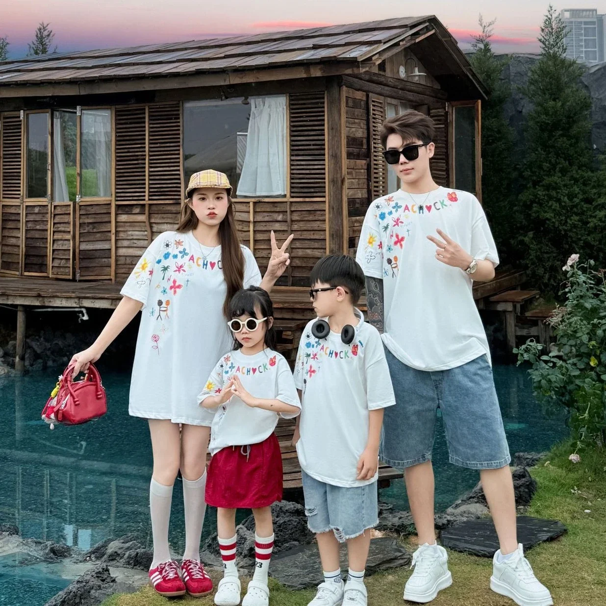 

Модный одинаковый наряд для всей семьи, хлопковые футболки с короткими рукавами для мамы, папы и дочки и сына, забавная футболка для родителей и детей, детское боди