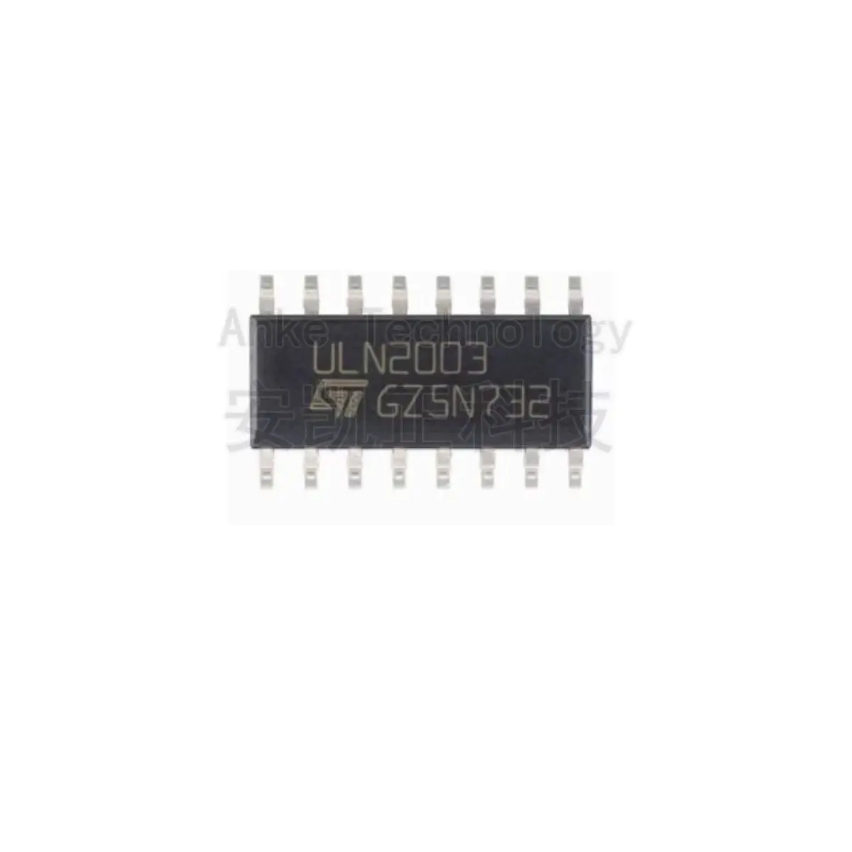 Chip ULN2003D1013TR, package SOIC-16, 50V/500mA, 7NPN Darlington transistor 10PCS