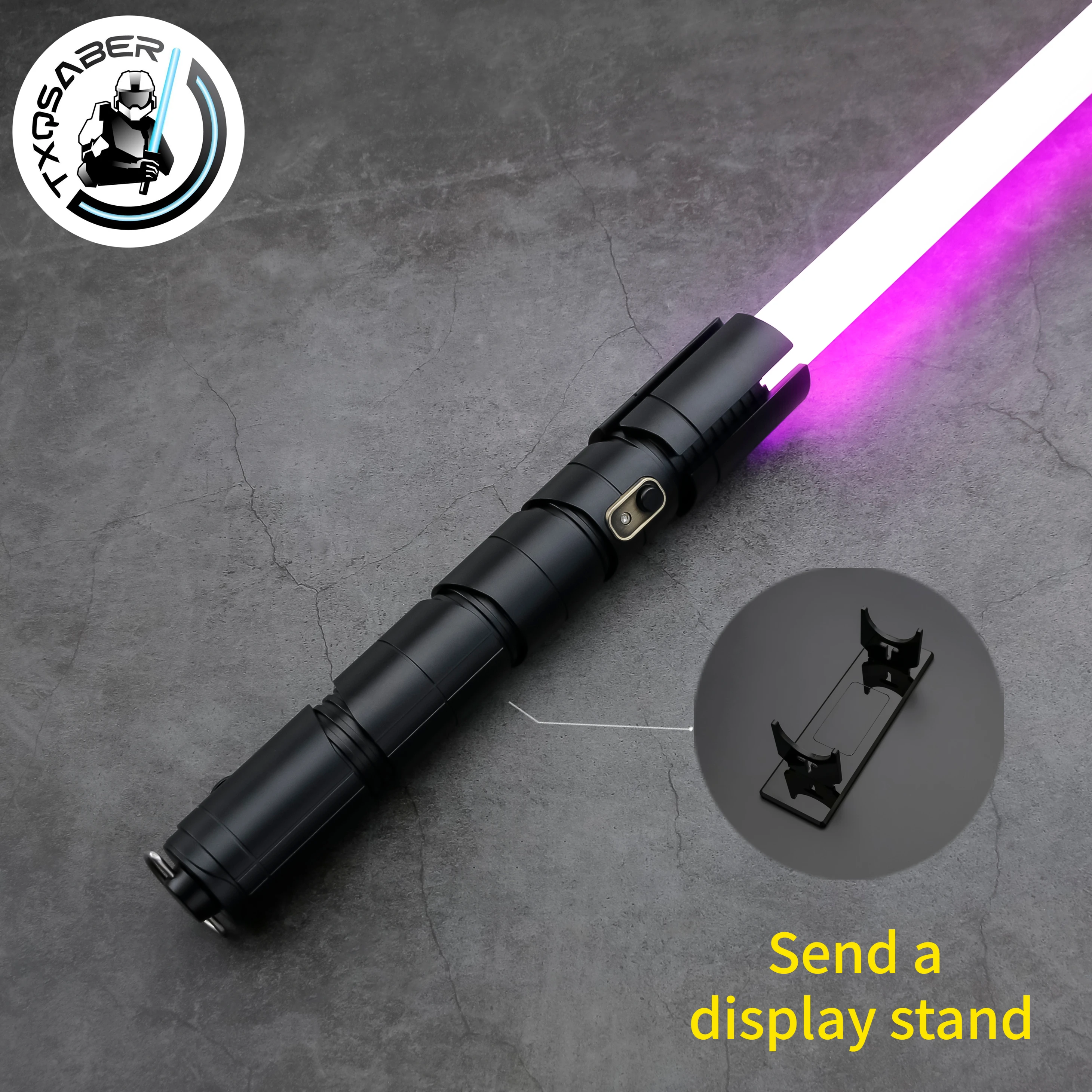 TXQSABER Lightsaber Stranger SE Light Sword Smooth Swing Blaster FOC Metal Hilt Heavy Dueling Lightsaber for Adult Cosplay Toys