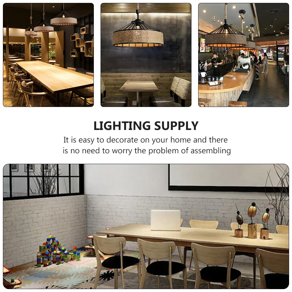 

1 шт. абажур в индустриальном стиле, регулируемый, для подвесного потолочного светильника, декоративный, для домашнего освещения