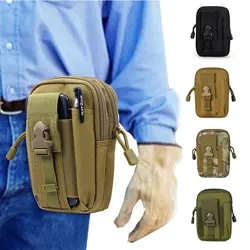 Outdoor Sports Multi-Functional Accessory Bag Large Capacity Mobile Phone Hanging Bag Tactical Waist Pack