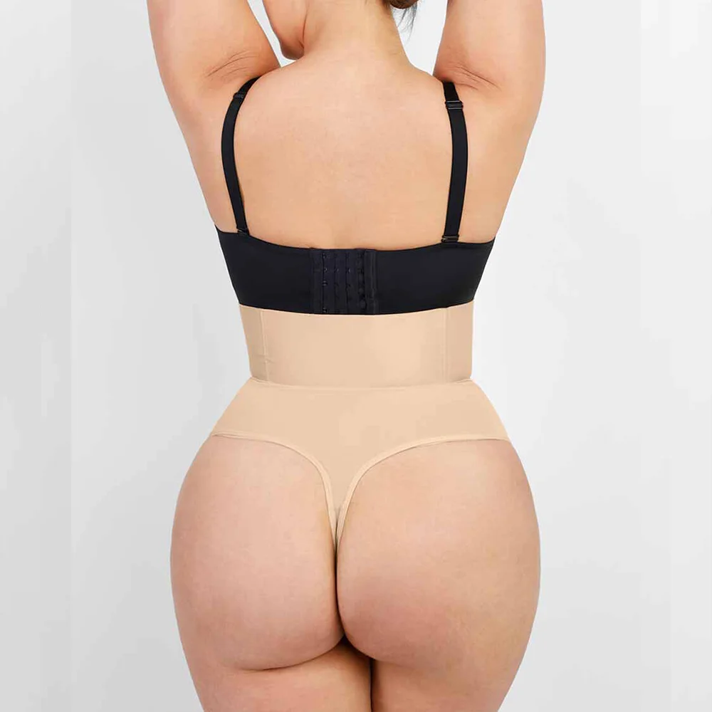 High Waist Butt Lifter Women Sexy Thong Shaper Tummy Control Panties Waist Trainer Push Up Shapewear Flat Abdomen Corset Big Ass