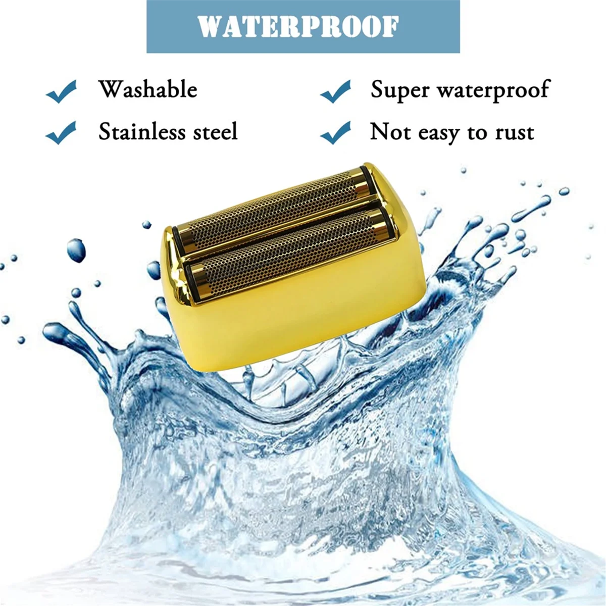 IN  Stock~Shaver Replacement Foil and Cutters for Barberology Double FXFS2G Men'S Cordless Shaver Special Shaver-A